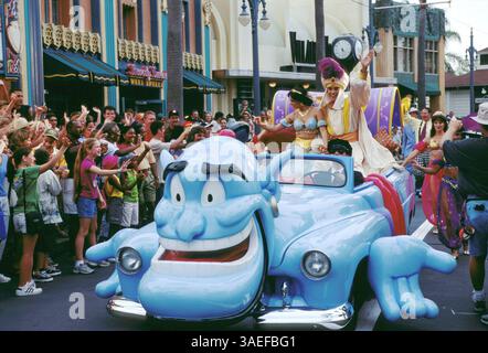 April 2001; Orlando, FL, USA; Aladdin Parade in Disney MGM Studios. Datei Fotos von Disney MGM Studios in Walt Disney World in Orlando, Florida. (Bild: Peter Stachiw/ZUMAPRESS.com) Stockfoto