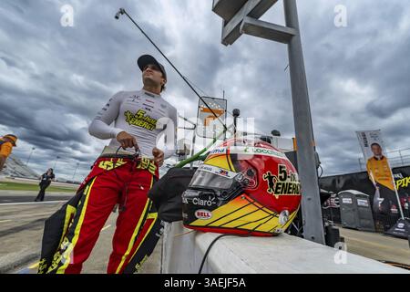 PIETRO FITTIPALDI (30) USA aus Miami, Florida, bereitet sich auf die Qualifikation für den Big Machine Music City Grand Prix vor, der von Gainbridge im Nashville Su präsentiert wird Stockfoto