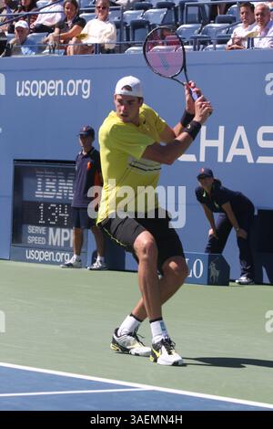 9. September 2011 - New York, New York, USA - JOHN ISNER Tag 12 bei US Open Tennis.in Queens 9-9-2011. 2011.(Bild: © John Barrett/Globe Photos/ZUMAPRESS.com) Stockfoto