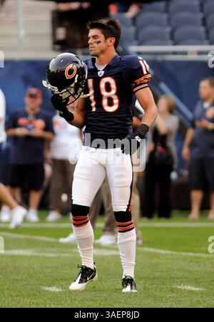 1. September 2011: Dane Sanzenbacher #18 der Chicago Bears in Aktion während des NFL-Spiels zwischen den Chicago Bears und den Cleveland Browns im Soldier Field, Chicago, Illinois. (Bild: © Mark Carriveau/Cal Sport Media/ZUMAPRESS.com) Stockfoto