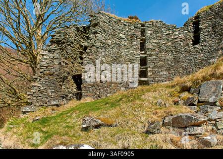 Dun Troddan Glenelg Schottland ein 2000 Jahre alter Eisenzeit Broch die Innenwände des Trockenturms Stockfoto