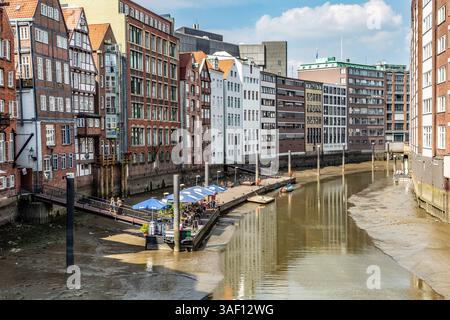 Hamburg, Deutschland - 17. Juli 2014: Lagerhäuser in Speicherstadt in Hamburg. Stockfoto