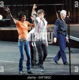 Oktober 2005; Washington, DC, USA; Rock & Roll Legends DIE ROLLING STONES treten live im MCI Center in der Hauptstadt der Nationen auf, während dort 2005 Bigger Bang Tour einen Halt in Washington macht. Obligatorischer Credit: Foto von Jason Moore/ZUMA Press. (©) Copyright 2005 von Jason Moore Stockfoto