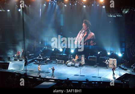 Oktober 2005; Washington, DC, USA; Rock & Roll Legends DIE ROLLING STONES treten live im MCI Center in der Hauptstadt der Nationen auf, während dort 2005 Bigger Bang Tour einen Halt in Washington macht. Obligatorischer Credit: Foto von Jason Moore/ZUMA Press. (©) Copyright 2005 von Jason Moore Stockfoto