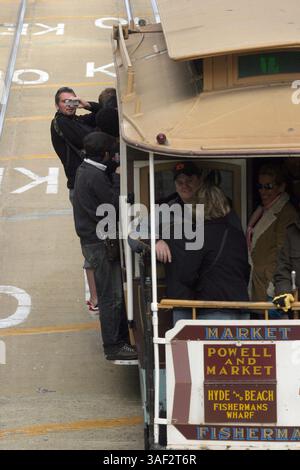 November 2005; San Francisco, CA, USA; die Powell Street Cable Car in San Francisco. Obligatorischer Credit: Foto von Marianna Day Massey/ZUMA Press. (©) Copyright 2005 von Marianna Day Massey Stockfoto