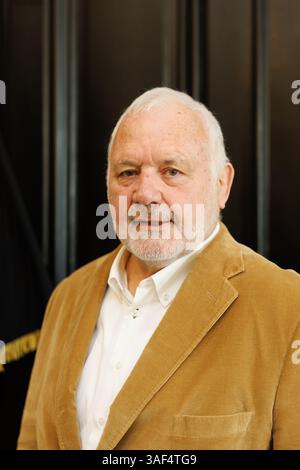 Brügge, Belgien. April 2025. Middelkerke Bürgermeister Jean-Marie Dedecker posiert für den Fotografen während der Eid-Ablegung für den Bürgermeister von Middelkerke am Montag, 07. April 2025 in Brügge. BELGA FOTO KURT DESPLENTER Credit: Belga Nachrichtenagentur/Alamy Live News Stockfoto