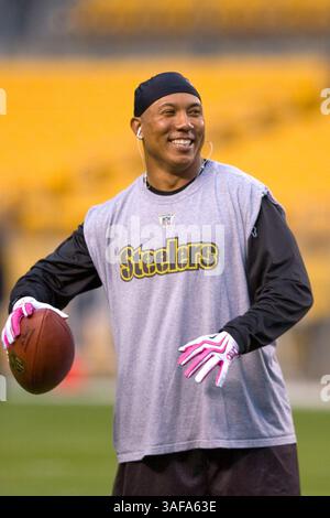 Oktober 2009: Pittsburgh Steelers Wide Receiver Hines Ward (Kreditbild: SGM/ZUMAPRESS.com) Stockfoto