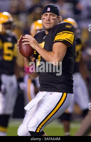 4. Oktober 2009: Pittsburgh Steelers Quarterback Ben Roethlisberger (Credit Image: SGM/ZUMAPRESS.com) Stockfoto