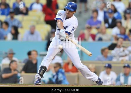August 2010 – Los Angeles, Kalifornien, Vereinigte Staaten von Amerika – 4. August 2010: Dodgers Outfielder Scott Podsednik (Credit Image: SGM/ZUMAPRESS.com) Stockfoto