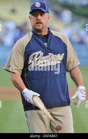 August 2010 – Los Angeles, Kalifornien, Vereinigte Staaten von Amerika – 4. August 2010: San Deigo Padres Outfielder Matt Treppen (Bild: SGM/ZUMAPRESS.com) Stockfoto