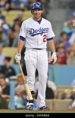 August 2010 – Los Angeles, Kalifornien, Vereinigte Staaten von Amerika – 4. August 2010: Dodger Left Fielder Scott Podsednik (Credit Image: SGM/ZUMAPRESS.com) Stockfoto