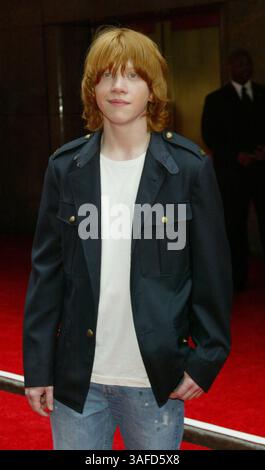 Mai 2004; New York, NY, USA; Schauspieler RUPERT GRINT bei der Uraufführung von Harry Potter und der Gefangene von Azkaban in New York. (Kreditbild: Keystone Canada/ZUMAPRESS.com) Stockfoto