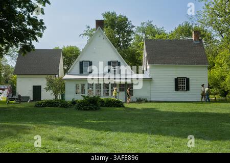 Mabee Farm Historical Site, Rotterdam Junction, Mohawk Valley, Schenectady County, Bundesstaat New York. Stockfoto