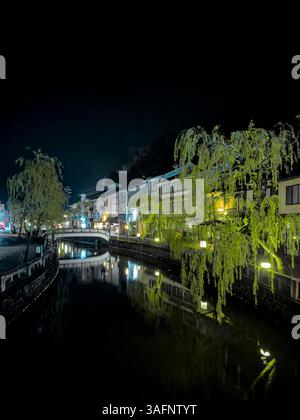 Der Maruyama River verläuft durch Kinosakionsen, Präfektur Hyogo, Kansai, Japan Stockfoto