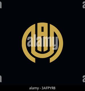 Letter am- oder mA-Logo-Vorlage Stock Vektor