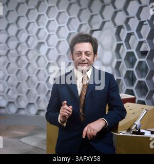Dalli Dalli, Ratesendung mit Moderator Hans Rosenthal, Deutschland frühe 1970er Jahre. Stockfoto