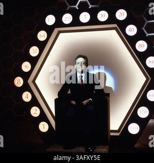Dalli Dalli, Ratesendung mit Moderator Hans Rosenthal, in der 100. Sendung vom 16. April 1981. Stockfoto