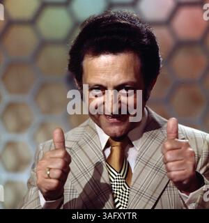 Dalli Dalli, Ratesendung mit Moderator Hans Rosenthal, Deutschland 1970er Jahre. Stockfoto