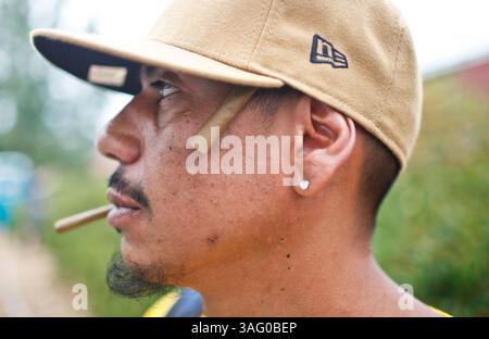 19. August 2012 - Seattle, Washington, USA - die Menschen nehmen an Hempfest in Seattle Teil. Die jährliche Veranstaltung ist das größte Marihuana-Festival des Landes. (Bild: © Nick Adams/ZUMAPRESS.com) Stockfoto