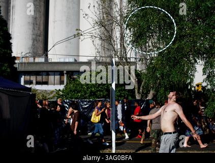 19. August 2012 - Seattle, Washington, USA - die Menschen nehmen an Hempfest in Seattle Teil. Die jährliche Veranstaltung ist das größte Marihuana-Festival des Landes. (Bild: © Nick Adams/ZUMAPRESS.com) Stockfoto