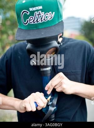 19. August 2012 - Seattle, Washington, USA - die Menschen nehmen an Hempfest in Seattle Teil. Die jährliche Veranstaltung ist das größte Marihuana-Festival des Landes. (Bild: © Nick Adams/ZUMAPRESS.com) Stockfoto