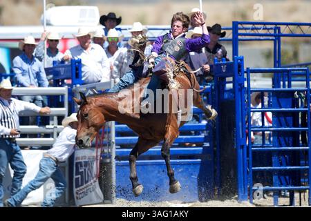 26. August 2012 - San Juan Capistrano, Kalifornien, USA - im Rancho Mission Viejo Rodeo in San Juan Capistrano, CA. (Bild: © Matt Cohen/ZUMAPRESS.com) Stockfoto