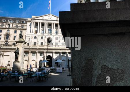 City of London, Großbritannien. April 2025. Trump USA Zölle mit volatilen Märkten. Bank of England. Quelle: Matthew Chattle/Alamy Live News Stockfoto