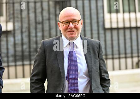London, Großbritannien. April 2025. Richard Hermer, Generalstaatsanwalt, bei einer Kabinettssitzung in der Downing Street 10 London. Quelle: Ian Davidson/Alamy Live News Stockfoto