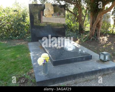 Grab von Curd Jürgens Deutsch-österreichischer Bühnen- und Filmschauspieler, gestorben 1982 *** Grab von Curd Jürgens Deutscher österreichischer Bühnen- und Filmschauspieler, gestorben 1982 Copyright: XStopperx/xEibner-Pressefotox EP asr Stockfoto
