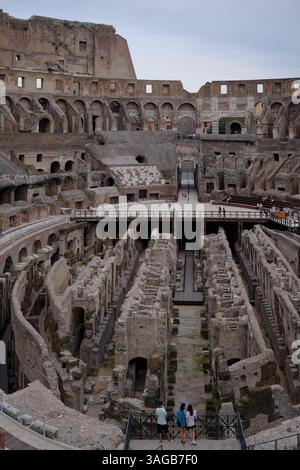 Rom, Latium, Italien, ITA - Kolosseum 14.09.2021, Rom, Latium, Italien, ITA - Kolosseum. Innenansicht des Kolosseums. Rom Latium Italien *** Rom, Latium, Italien, ITA Kolosseum 14 09 2021, Rom, Latium, Italien, ITA Kolosseum Innenansicht des Kolosseums Rom Latium Italien Stockfoto
