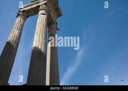 Rom, Latium, Italien, ITA - Tempel des Apollo Sosianus 14.09.2021, Rom, Latium, Italien, ITA - Tempel des Apollo Sosianus. Antikes Rom. Rom Latium Italien *** Rom, Latium, Italien, ITA Tempel des Apollo Sosianus 14 09 2021, Rom, Latium, Italien, ITA Tempel des Apollo Sosianus altes Rom Rom Latium Italien Stockfoto