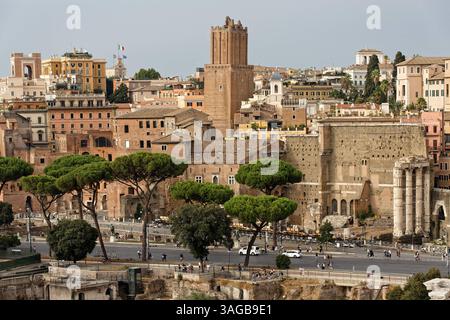 Rom, Latium, Italien, ITA - Trajansforum 15.09.2021, Rom, Latium, Italien, ITA - Trajansforum. Rom Latium Italien *** Rom, Latium, Italien, ITA Trajans Forum 15 09 2021, Rom, Latium, Italien, ITA Trajans Forum Rom Latium Italien Stockfoto