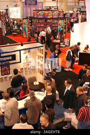 Januar 2004; Las Vegas, NV, USA; Blick auf den Boden auf der Expo für Erwachsene 2004. (Bild: Vaughn Youtz/ZUMAPRESS.com) Stockfoto
