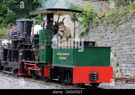 'Fernilee' (vorne), doppelter Kurs mit 'Chaloner' bei Felin Fawr. Stockfoto