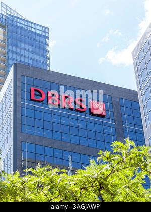 Toronto, Kanada - 19. Juni 2018: Gebäude des SDBRS-Hauptquartiers in Toronto. Stockfoto