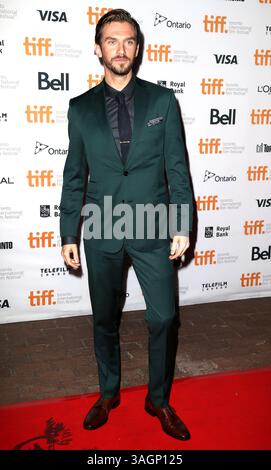 Dan Stevens beim TIFF-Fotogespräch für „The Guest“ in Toronto, Kanada - 13. September 2014 Stockfoto