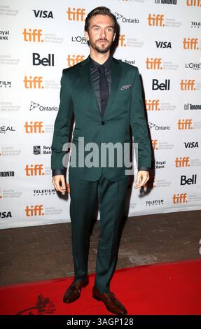 Dan Stevens beim TIFF-Fotogespräch für „The Guest“ in Toronto, Kanada - 13. September 2014 Stockfoto