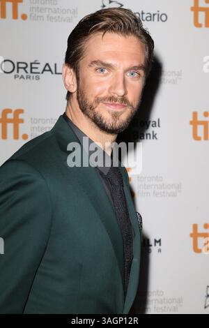 Dan Stevens beim TIFF-Fotogespräch für „The Guest“ in Toronto, Kanada - 13. September 2014 Stockfoto