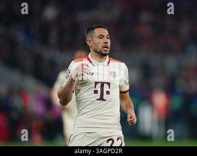 Allianz Areana, München, Deutschland. April 2025. FC Bayern München gegen Inter Mailand bei Allianz Areana, München. Ulrik Pedersen/CSM (Bild: © Ulrik Pedersen/Cal Sport Media). Quelle: csm/Alamy Live News Stockfoto