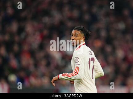 Allianz Areana, München, Deutschland. April 2025. FC Bayern München gegen Inter Mailand bei Allianz Areana, München. Ulrik Pedersen/CSM (Bild: © Ulrik Pedersen/Cal Sport Media). Quelle: csm/Alamy Live News Stockfoto