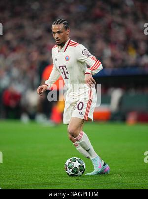 Allianz Areana, München, Deutschland. April 2025. FC Bayern München gegen Inter Mailand bei Allianz Areana, München. Ulrik Pedersen/CSM (Bild: © Ulrik Pedersen/Cal Sport Media). Quelle: csm/Alamy Live News Stockfoto