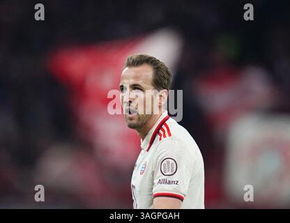 Allianz Areana, München, Deutschland. April 2025. FC Bayern München gegen Inter Mailand bei Allianz Areana, München. Ulrik Pedersen/CSM (Bild: © Ulrik Pedersen/Cal Sport Media). Quelle: csm/Alamy Live News Stockfoto