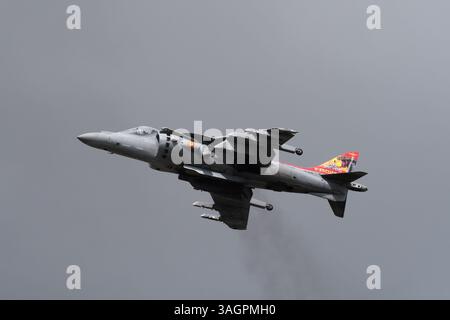 Royal International Air Tattoo, RAF Fairford, Großbritannien. 21. Juli 24. Der spanische Harrier auf fliegenden Display Stockfoto