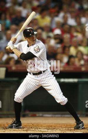 24. Juli 2009: Houston Astros Right Fielder Hunter Pence wartet auf das Spielfeld. Die Houston Astros besiegten die New York Mets 5-4 im Minute Maid Park in Houston, Texas. Margaret Bowles/CSM (Bild: © Margaret Bowles/Cal Sport Media/ZUMA Press) Stockfoto
