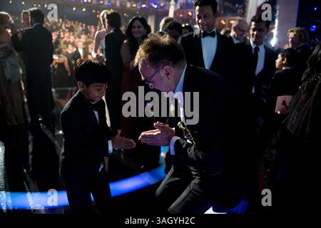 22. Februar 2009 - Hollywood, Kalifornien, USA - DANNY BOYLE während der 81. Annual Academy Awards des Kodak Theatre in Hollywood. (Bild: © Richard Harbaugh/AMPAS/ZUMAPRESS.com) Stockfoto