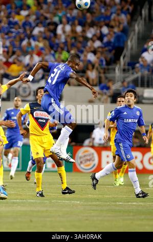 Juli 2009 Cowboy Stadium, Arlington, Texas. Salomon Kalou in Aktion während des letzten Spiels der World Football Challenge zwischen Chelsea FC und Club America..Andrew Dieb/CSM (Bild: © Andrew Dieb/Cal Sport Media/ZUMA Press) Stockfoto