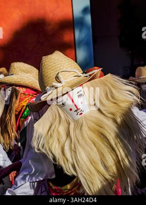 Karnevalsparade in der Mazedonio Alcala Street, Oaxaca de Juarez, Oaxaca State, Mexiko Stockfoto