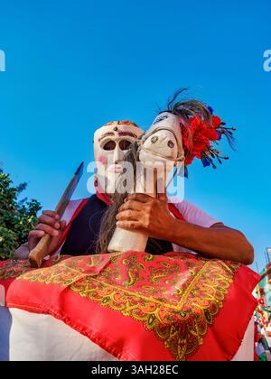 Karnevalsparade, Oaxaca de Juarez, Oaxaca State, Mexiko Stockfoto