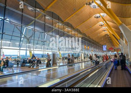 Flughafen Adolfo Suarez Madrid-Barajas, Madrid, Spanien Stockfoto