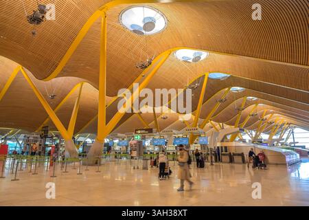 Flughafen Adolfo Suarez Madrid-Barajas, Madrid, Spanien Stockfoto